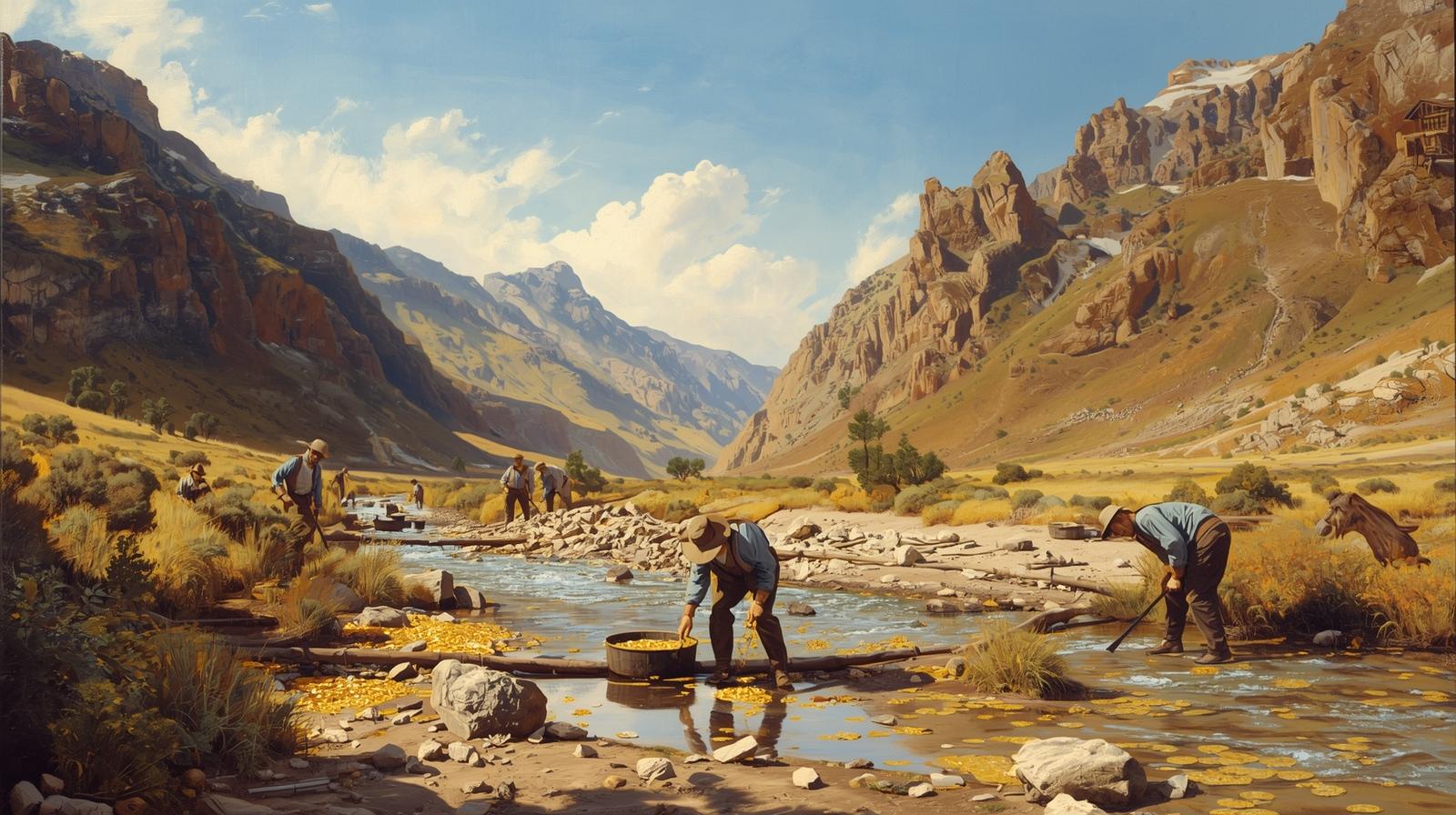 تاریخچه کشف طلا توسط انسان