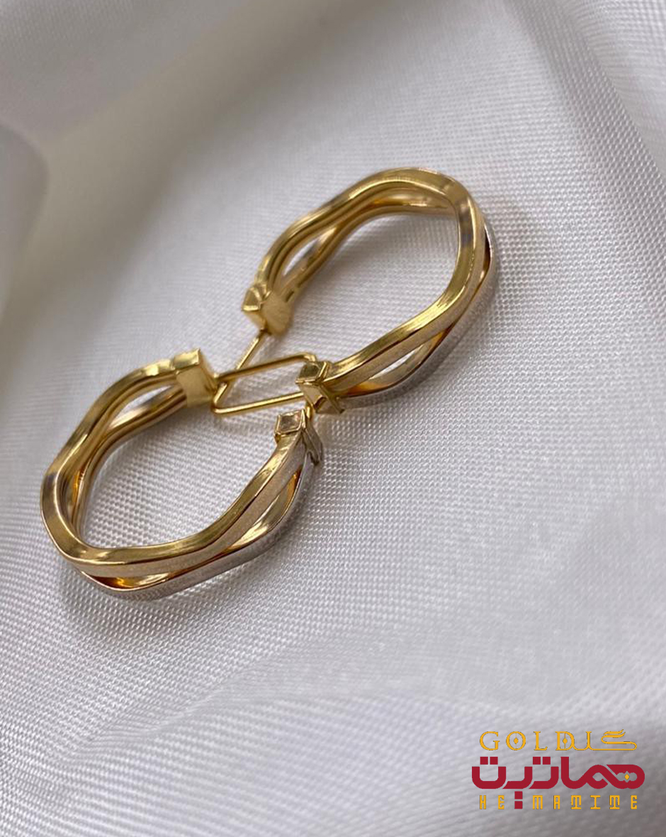 گوشواره حلقه ای ویولت