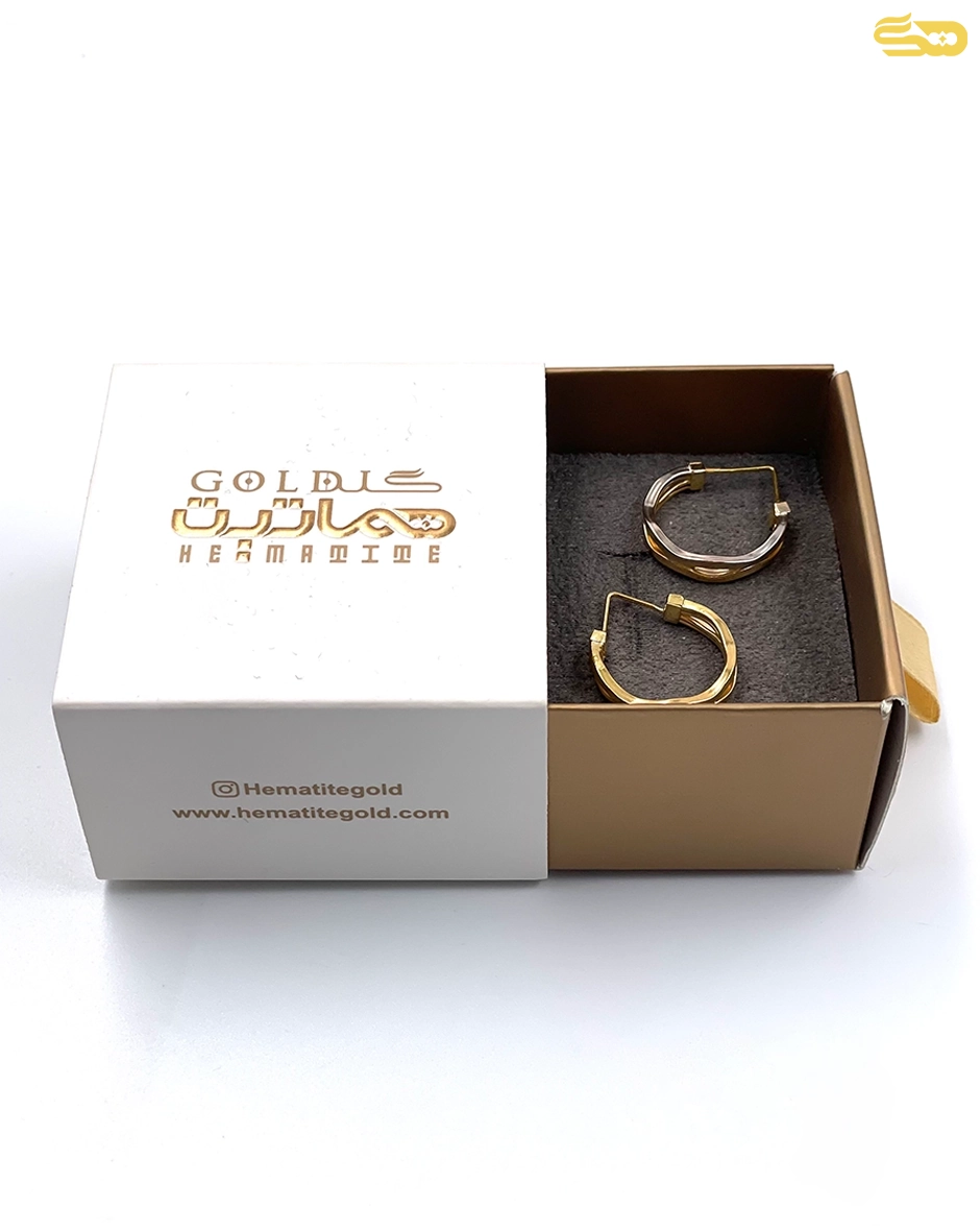 گوشواره حلقه ای ویولت