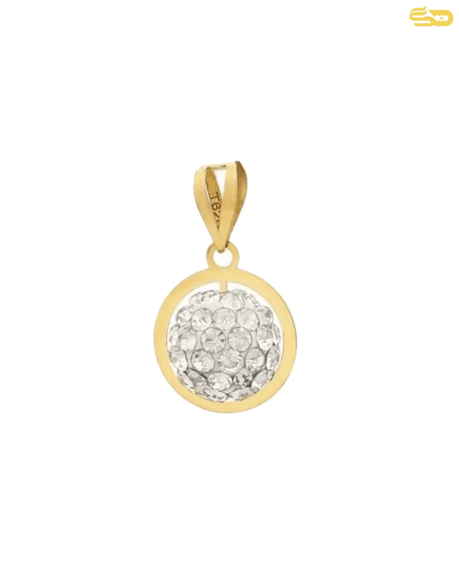 پلاک سواروفسکی نقره‌ای