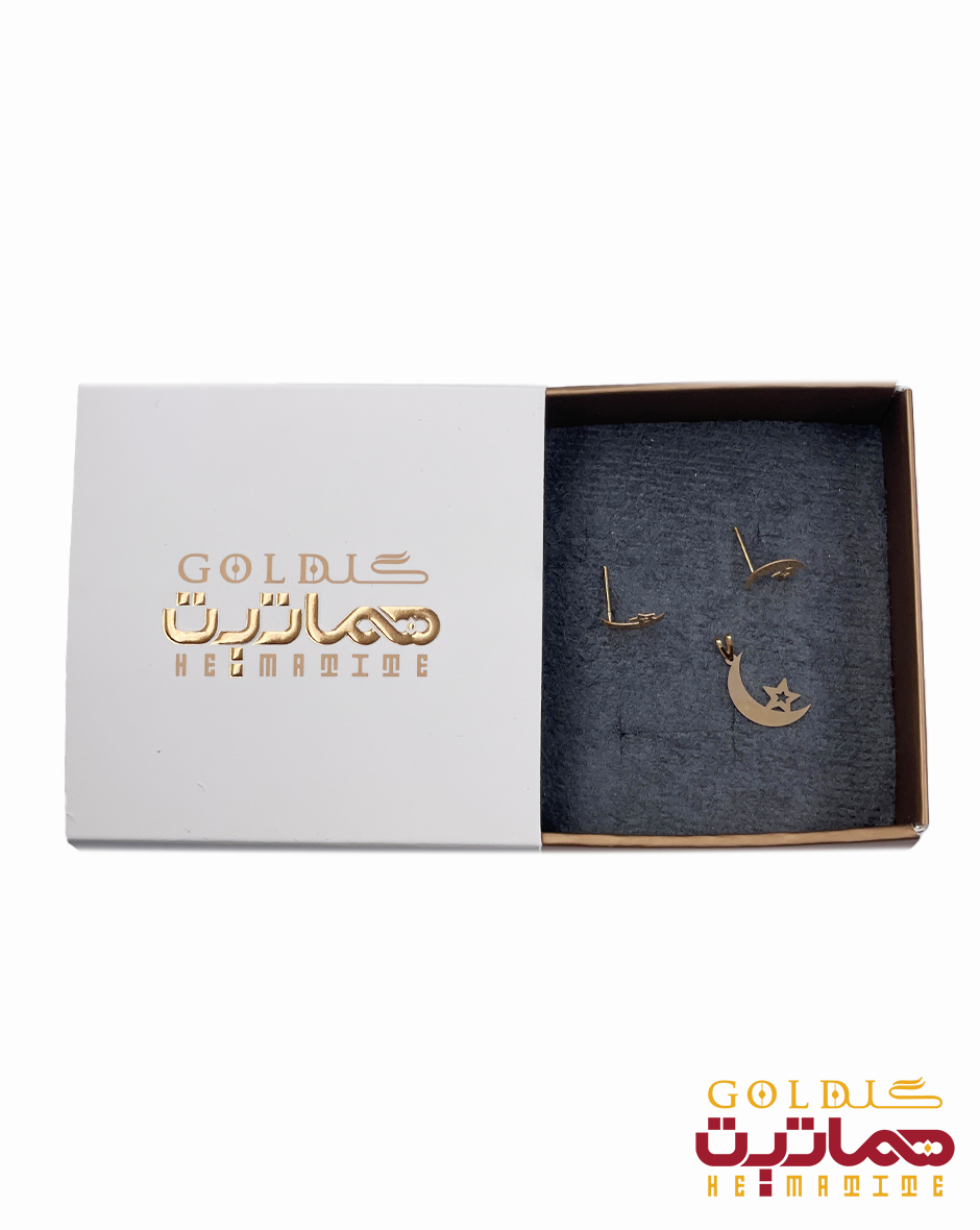 نیم ست لیزری ماه و ستاره