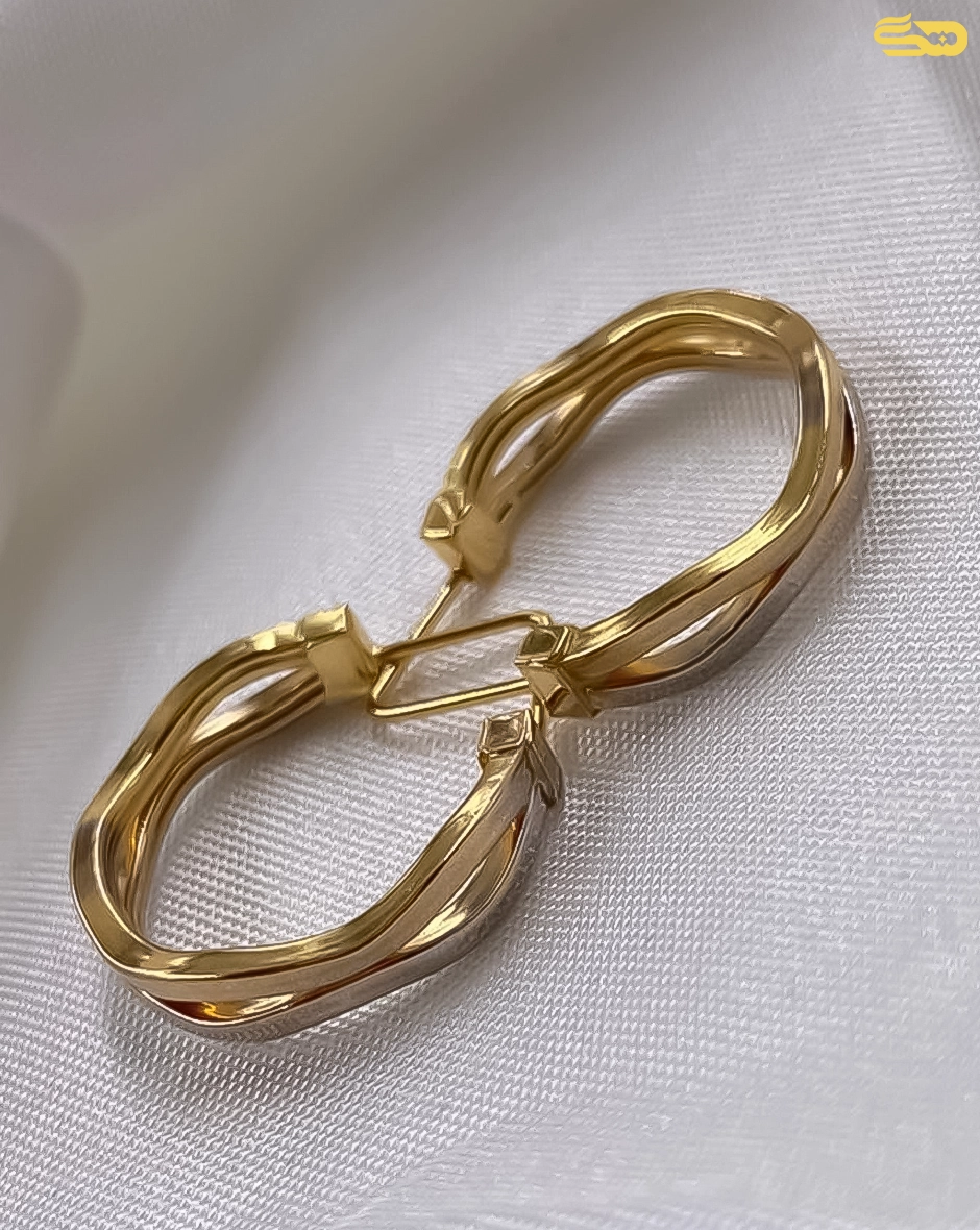 گوشواره حلقه ای ویولت