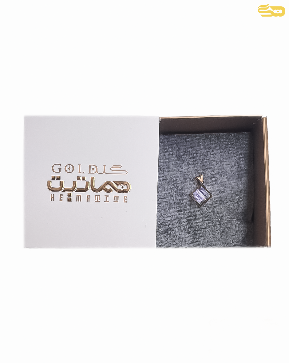 پلاک مکعب آبی اسمانی