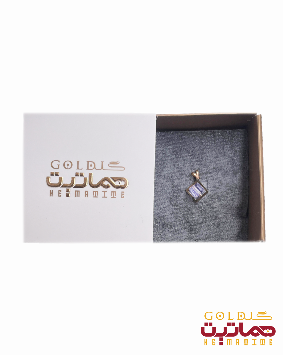 پلاک مکعب آبی اسمانی