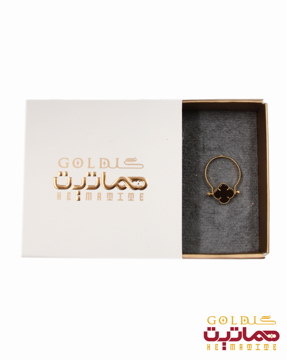 انگشتر ونکلیف مشکی 