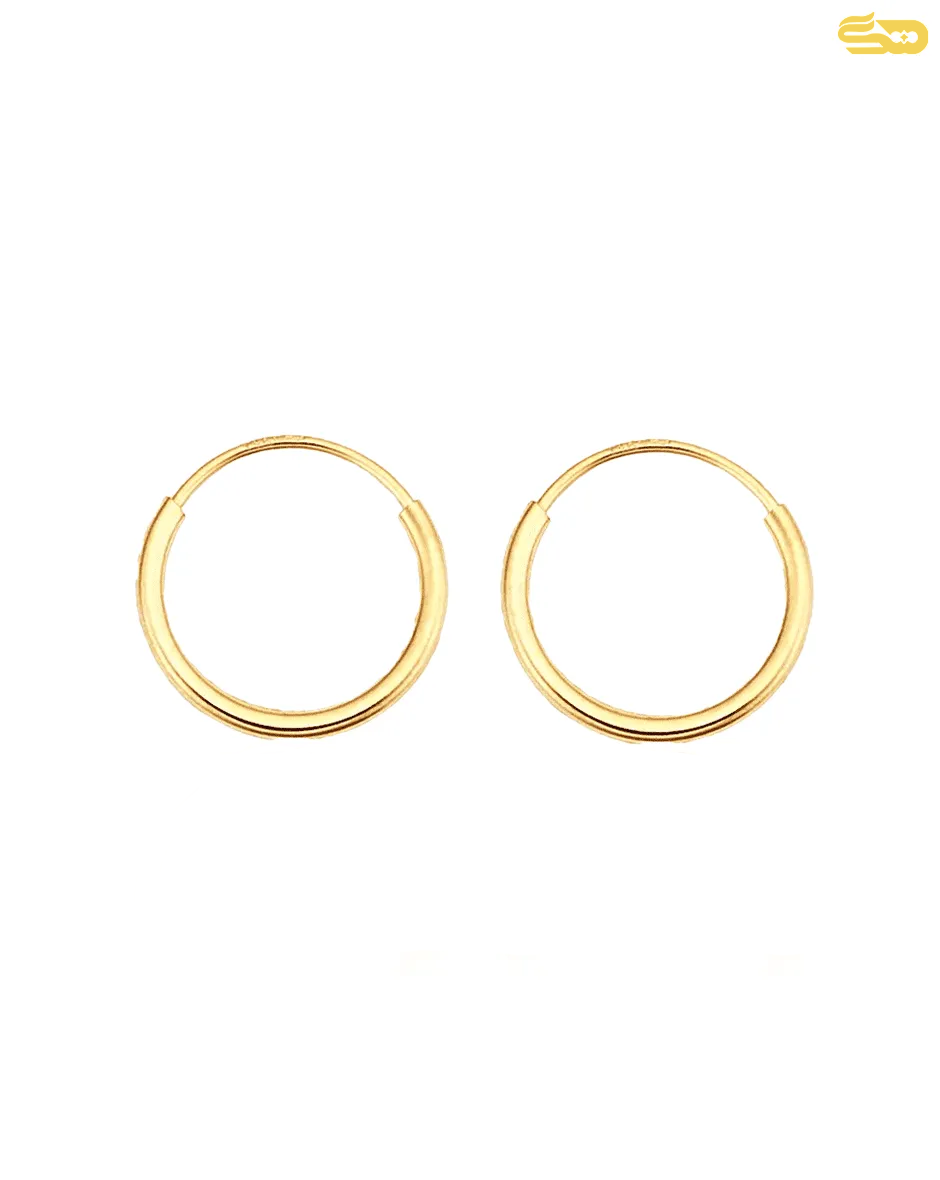گوشواره حلقه‌ ای ساده 