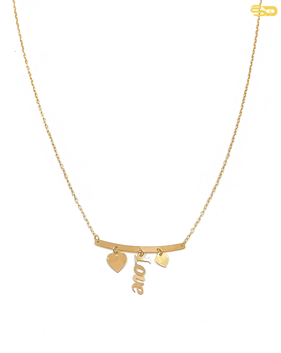 گردنبند love قلب