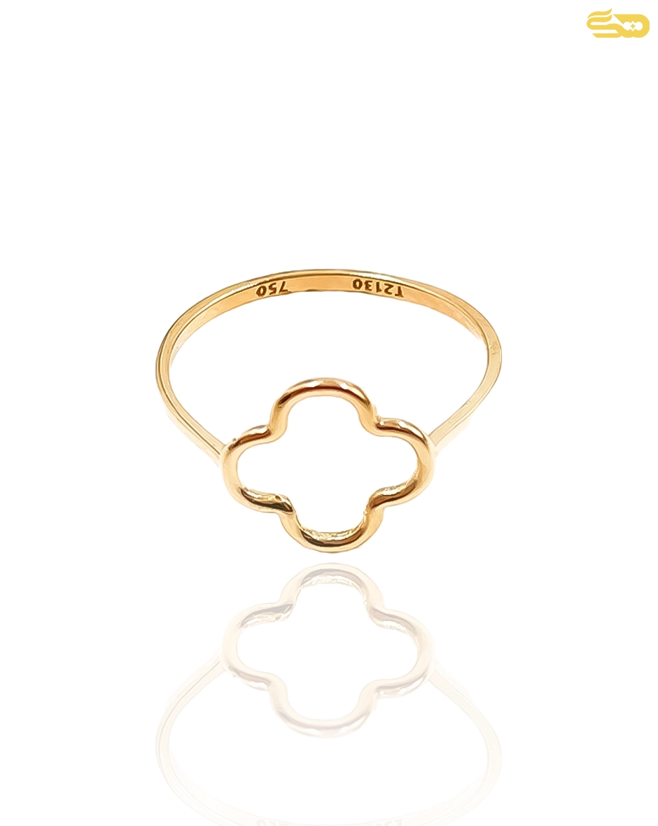 انگشتر مینیمال شبدر 