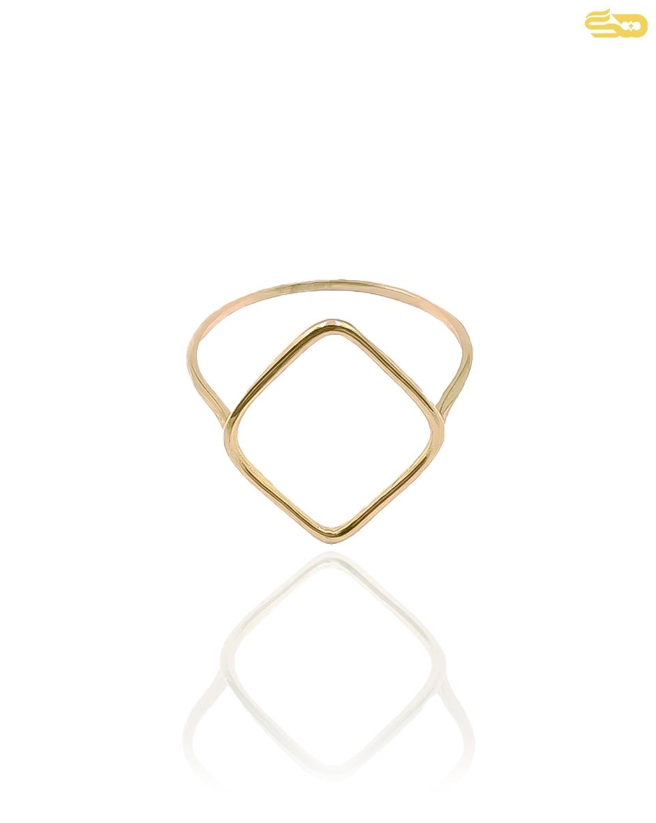 انگشتر مینیمال لوزی 