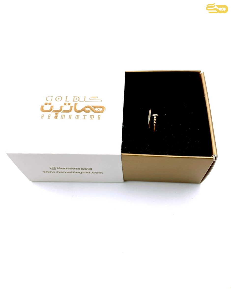 انگشتر مینیمال میخ