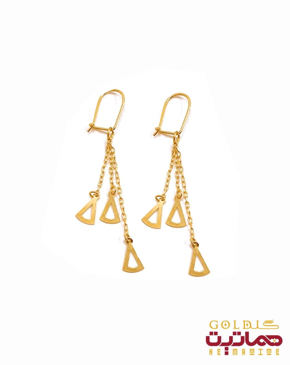 گوشواره مثلثی غزال 