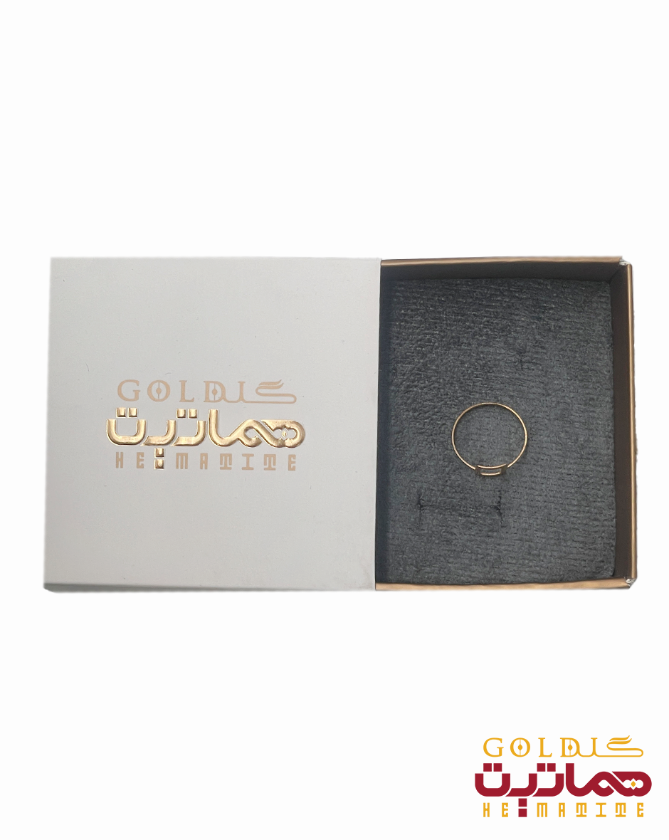 انگشتر مینیمال مربعی