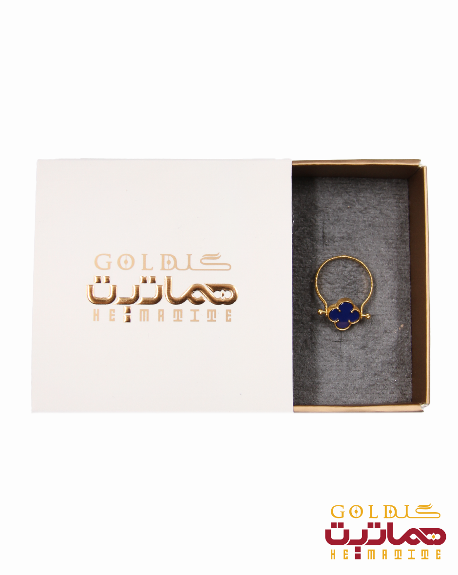 انگشتر ونکلیف آبی 