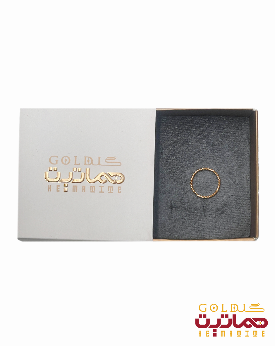 انگشتر مینیمال پیچ 