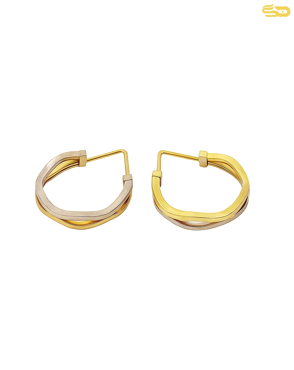 گوشواره حلقه ای ویولت 