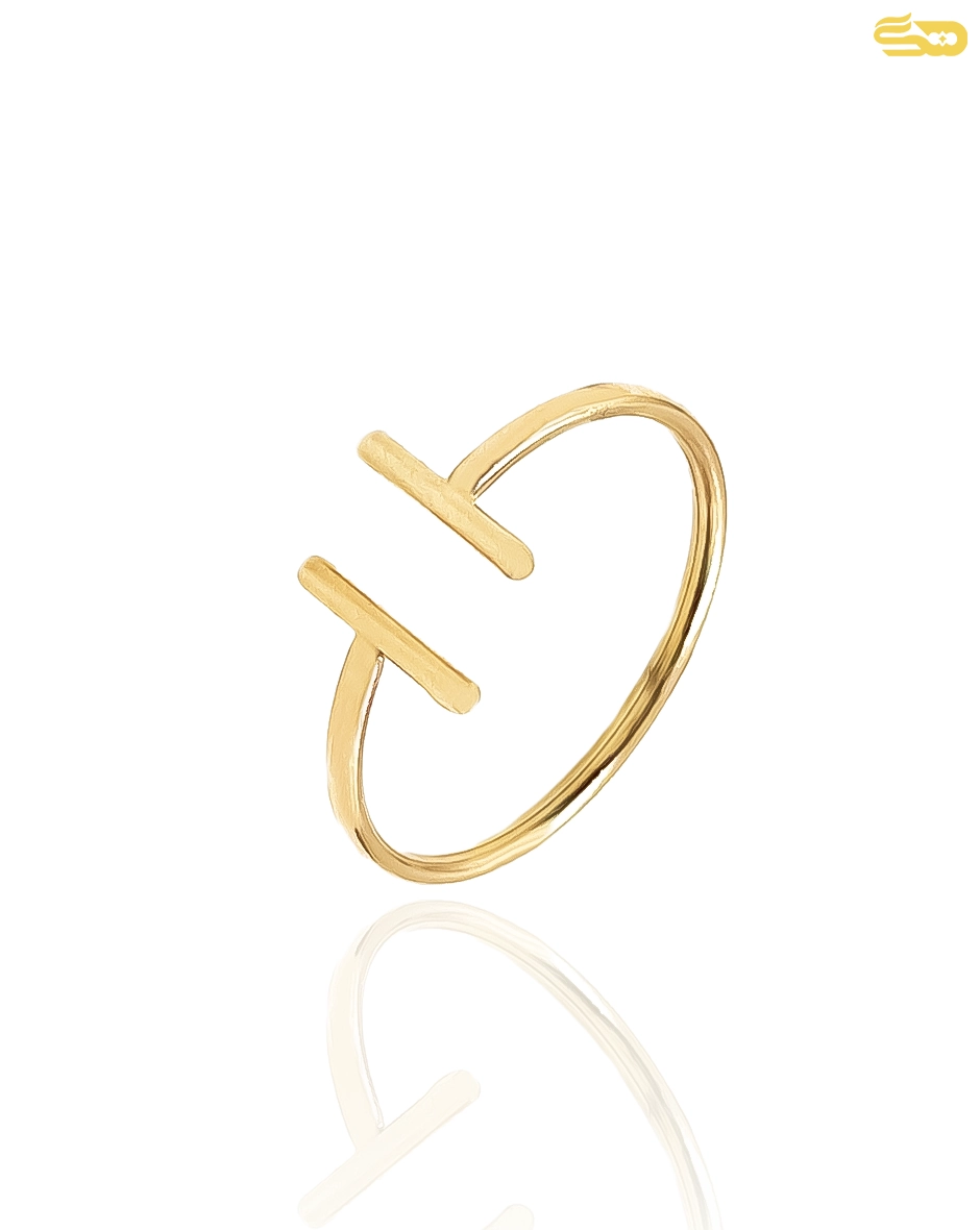 انگشتر مینیمال خطی 