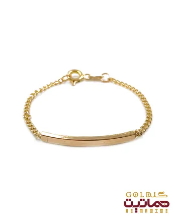 دستبند پلاک نوزادی نیلی