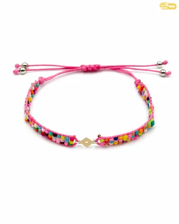 دستبند میوکی طلای پینکی