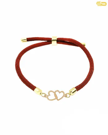 دستبند دوقلب لینا