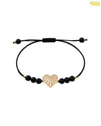 دستبند سنگ قلب