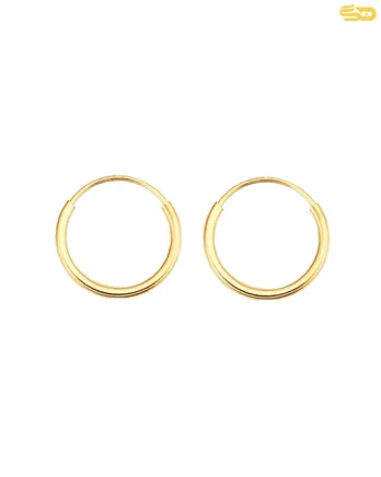 گوشواره حلقه‌ ای ساده 