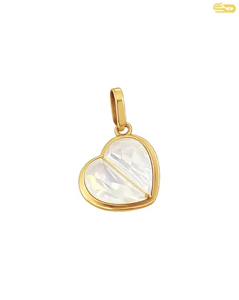 پلاک قلب کریستال