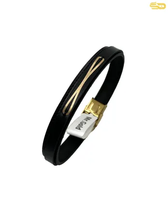 دستبند چرم ضربدر