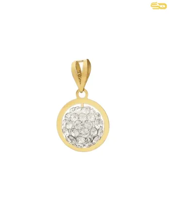 پلاک سواروفسکی نقره‌ای