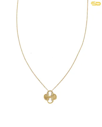 گردنبند ونکلیف تک گل 