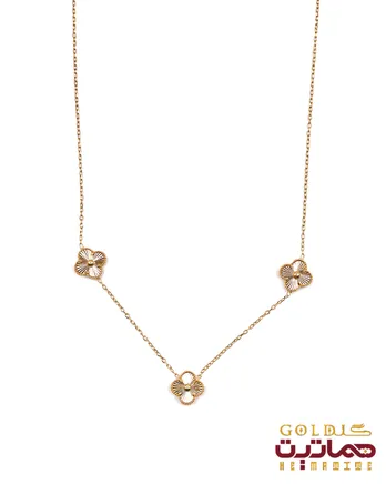 گردنبند ونکلیف سه‌گل 