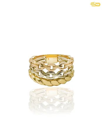 انگشتر سه رنگ