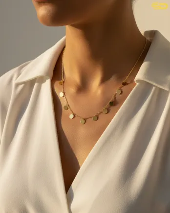 گردنبند جانا زرد