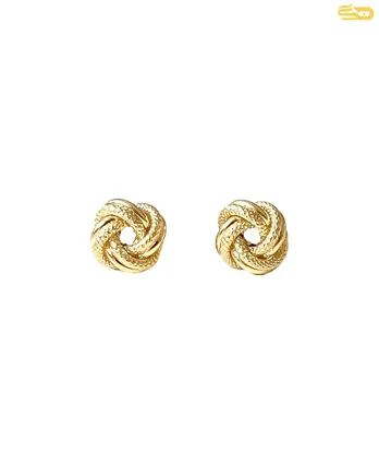 گوشواره گره طلایی