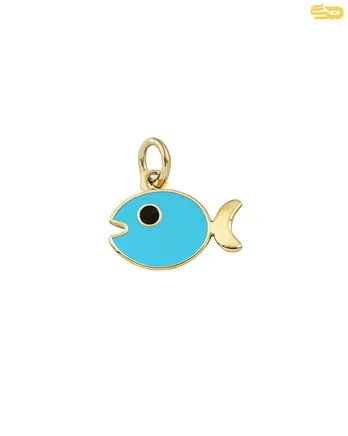 پلاک میناکاری ماهی تپل