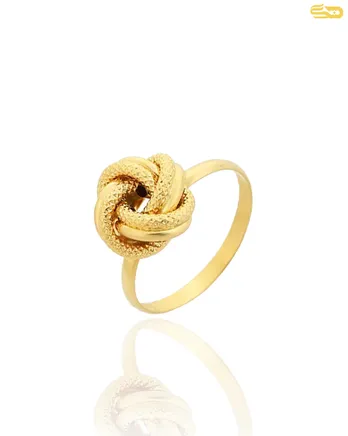 انگشتر گره طلایی