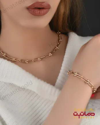 گردنبند و دستبند تیفانی تندیس